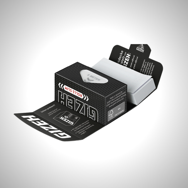 Gizeh Black Rolls Slim + Tips; 5m und 50 Filter
