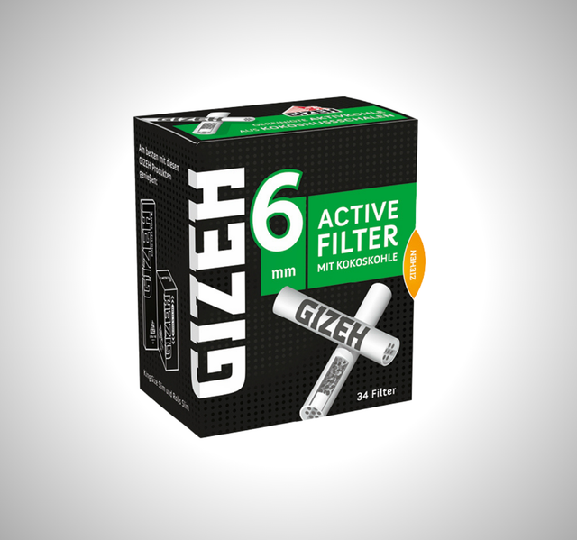 Gizeh Black Active Filter 6mm