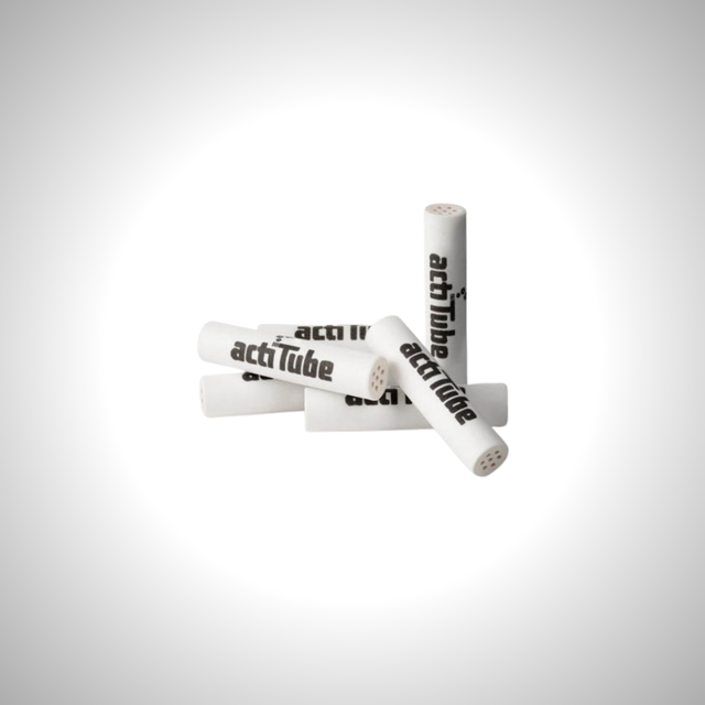 acti Tube Aktivkohle-Eindrehfilter 8mm REGULAR, 10 Pack