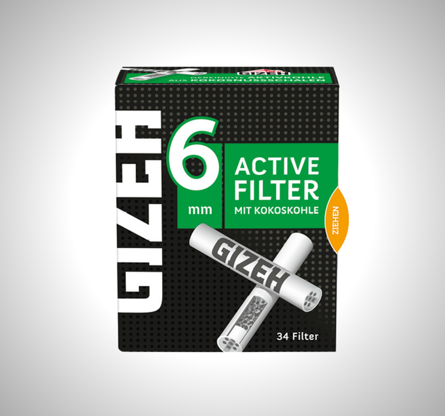 Gizeh Black Active Filter 6mm